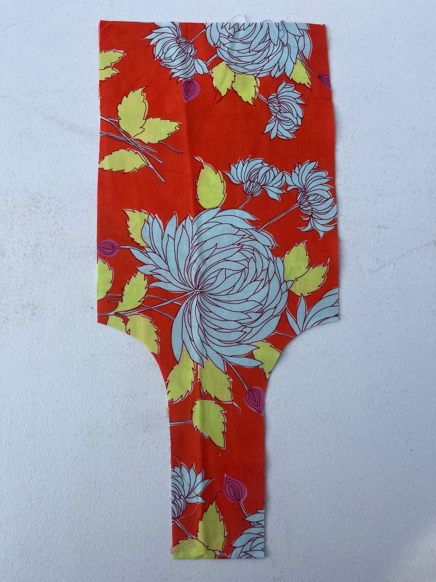 Retro Floral Orange bottle bag