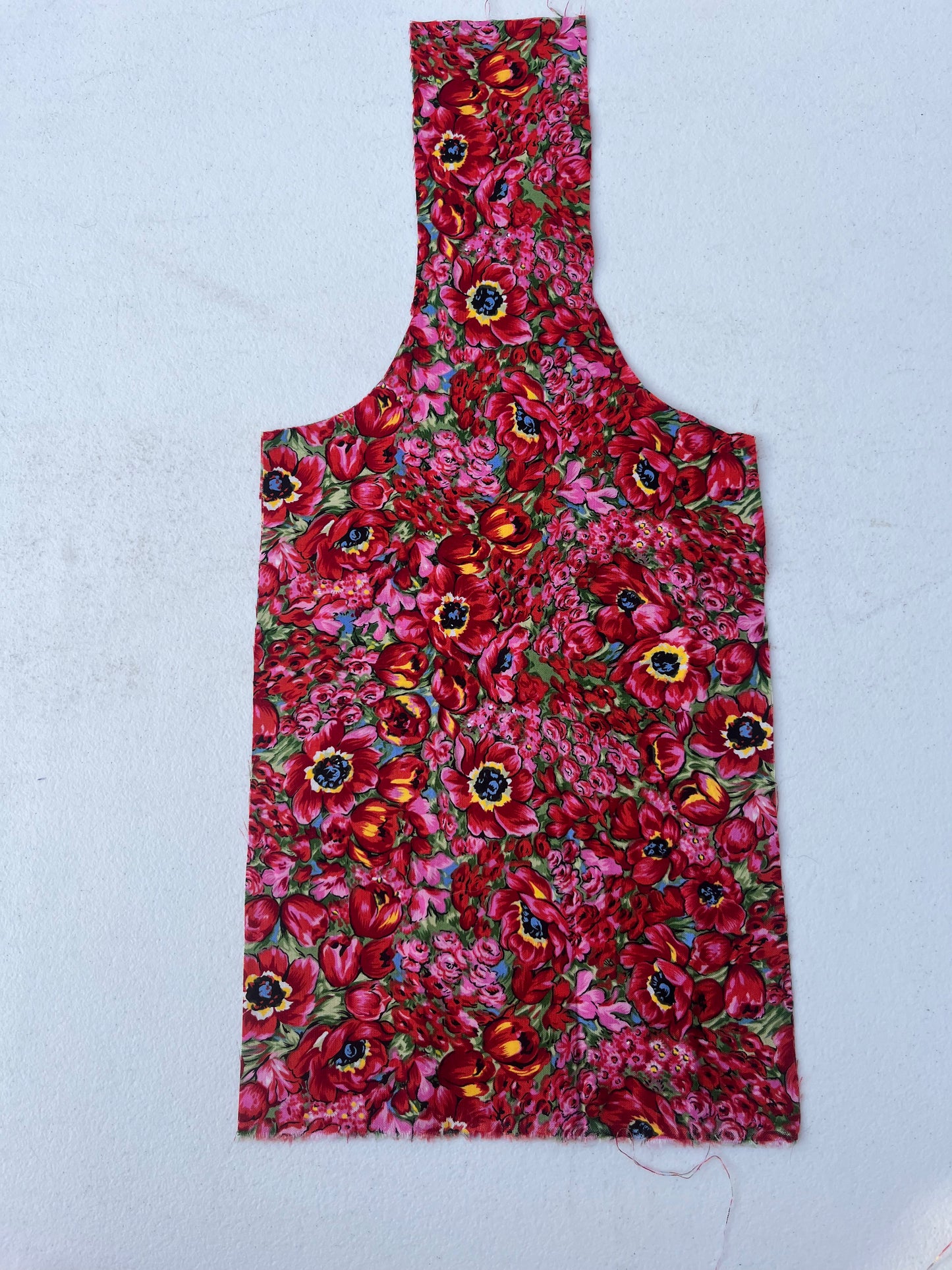 Red flower gardens bottle bag