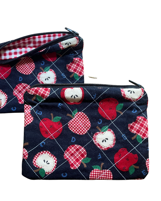 Bad apple mini zip pouch