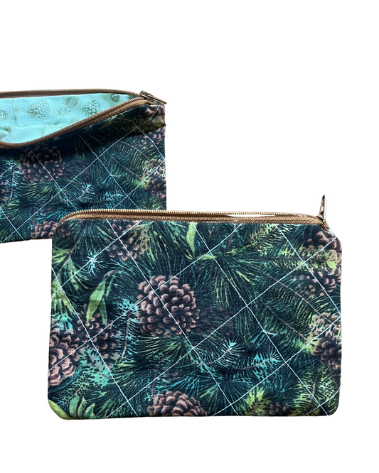 Pinecone hike mini zip pouch
