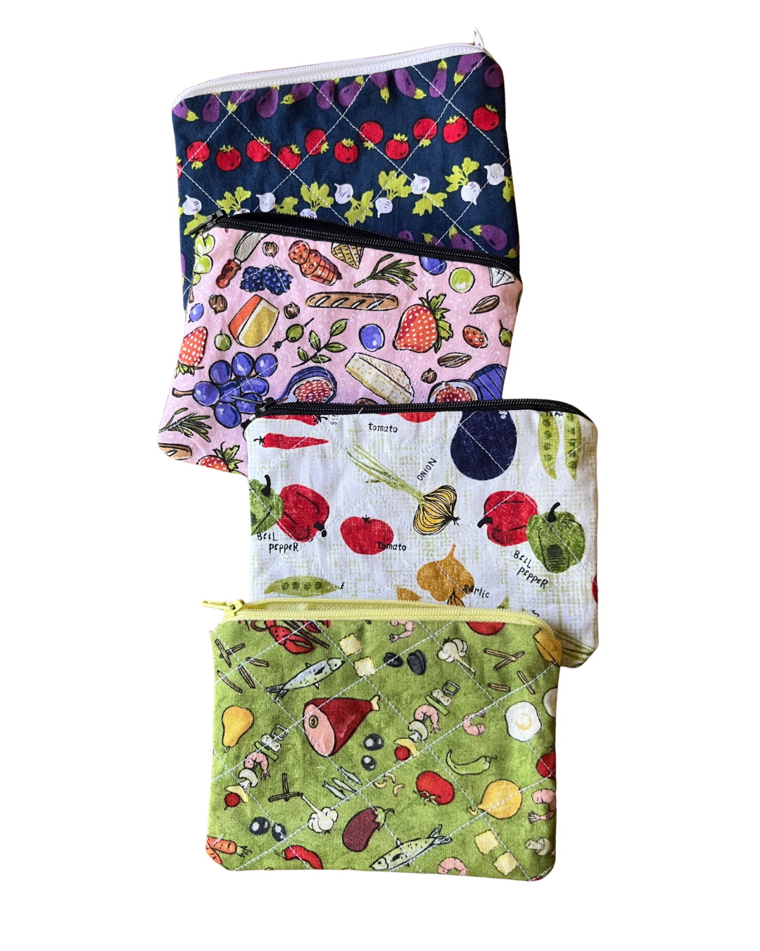 Farmers Market mini zip pouch
