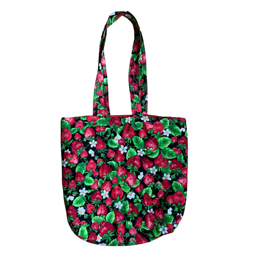 Original black Strawberry Over the Shoulder bag