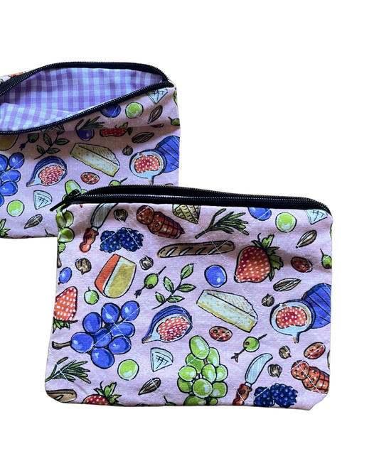 Girl Dinner mini zip pouch