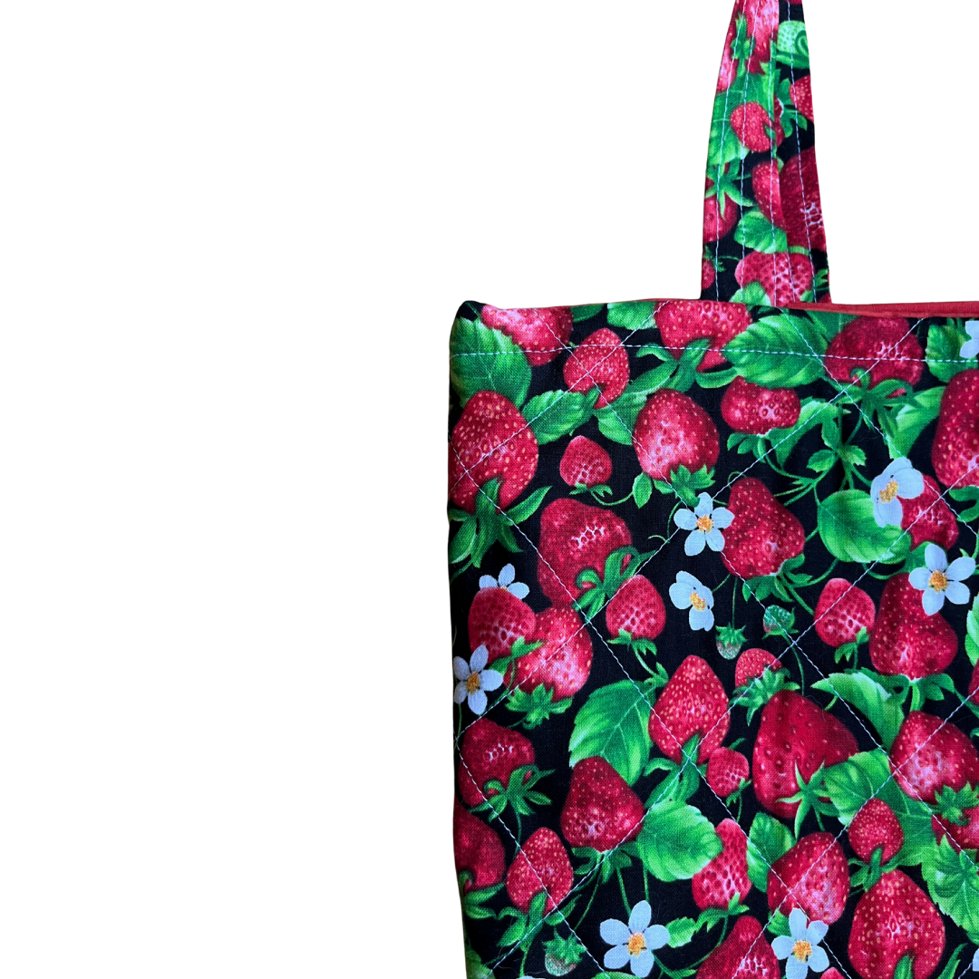 Original black Strawberry Over the Shoulder bag