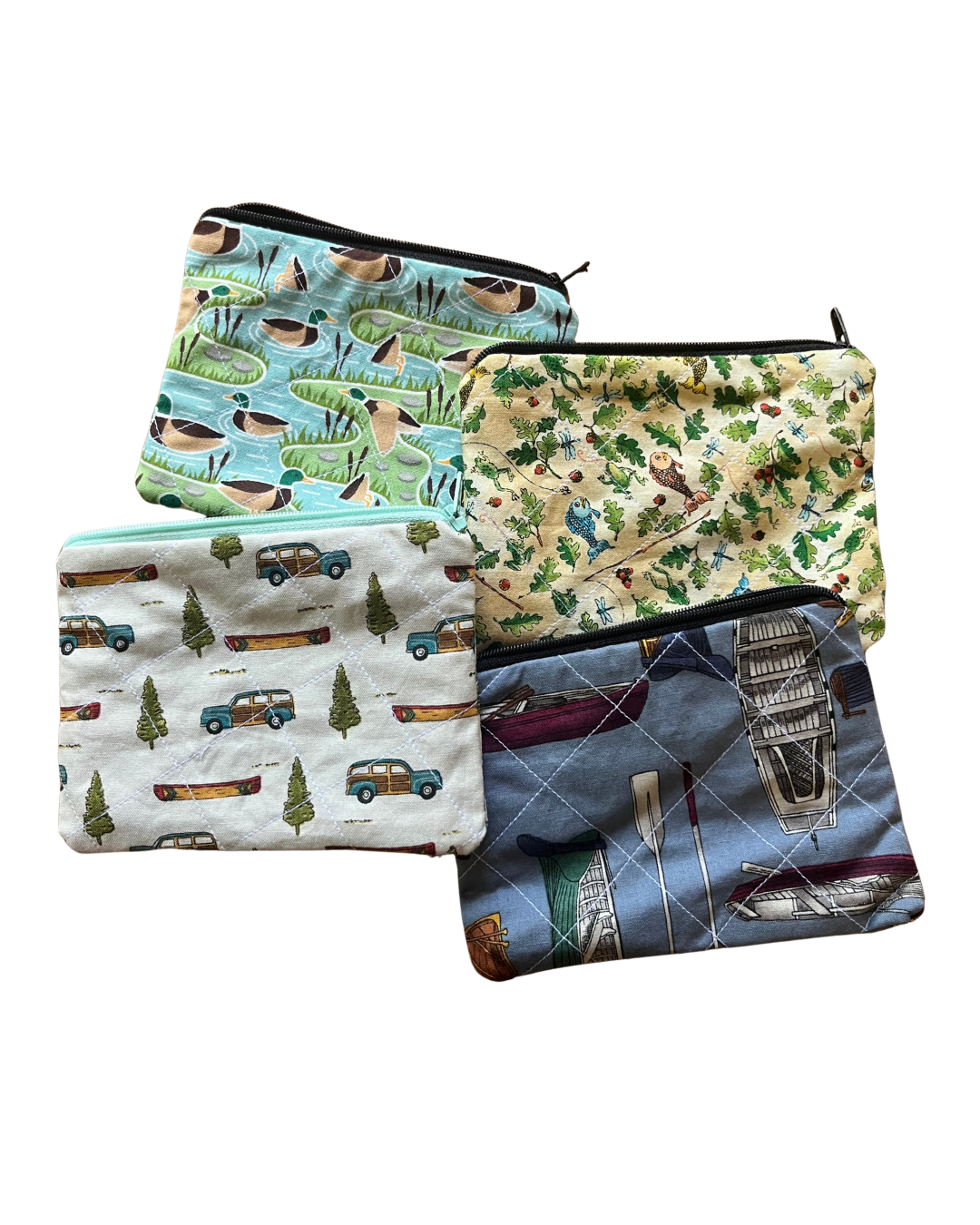 Roadtrip with the boys mini zip pouch