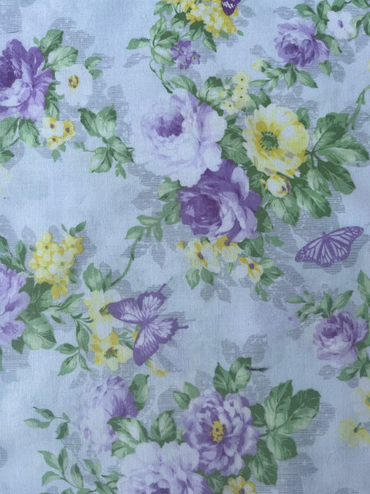 Purple butterflies and roses medium carry-all