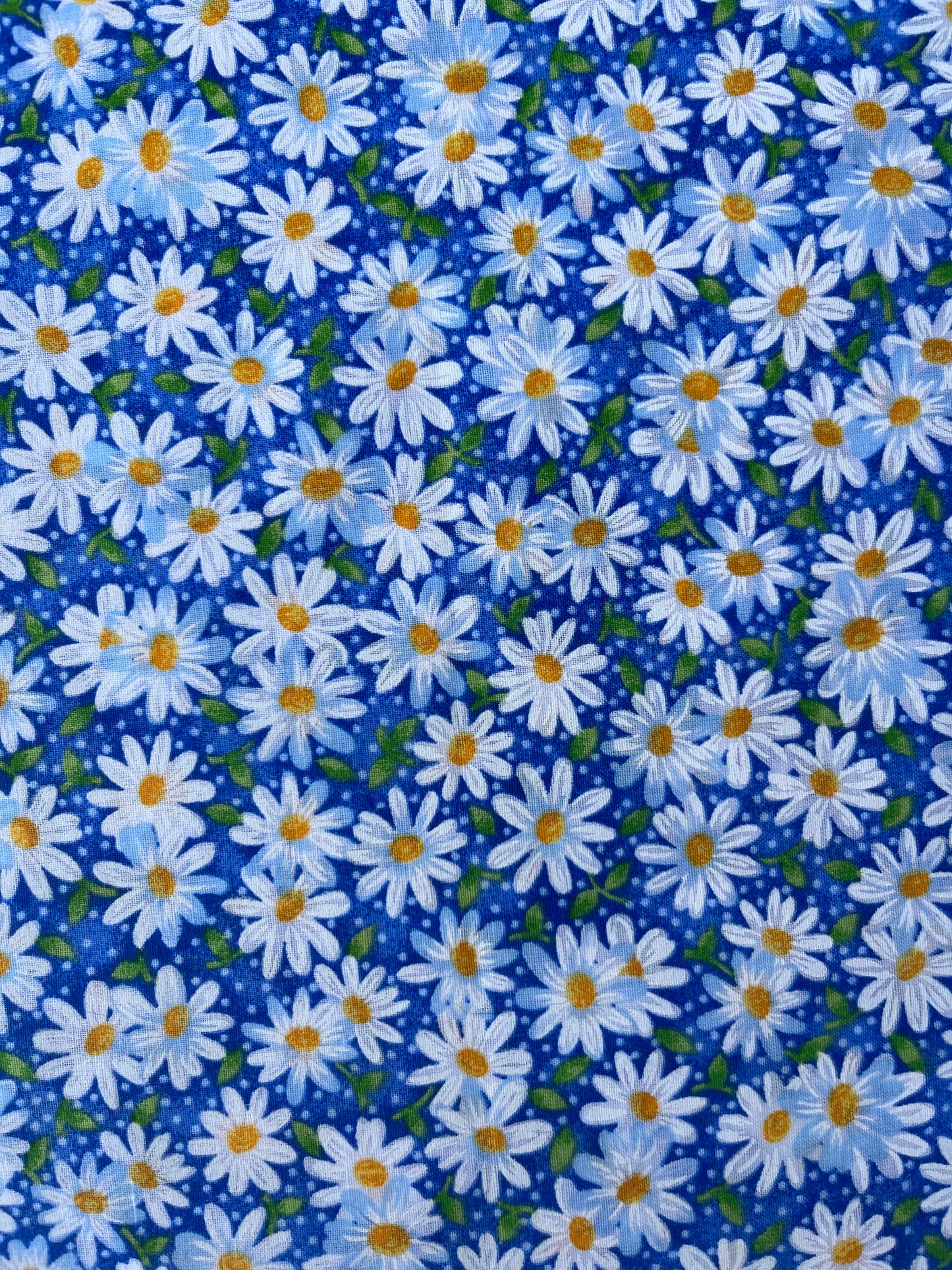 Blue Daisies bottle bag