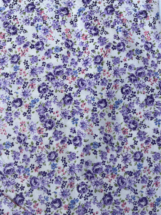 Dainty Purple floral bottle bag