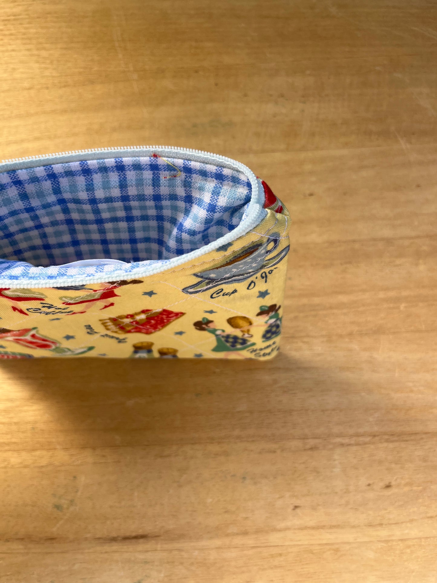 Brunch at the diner mini zip pouch