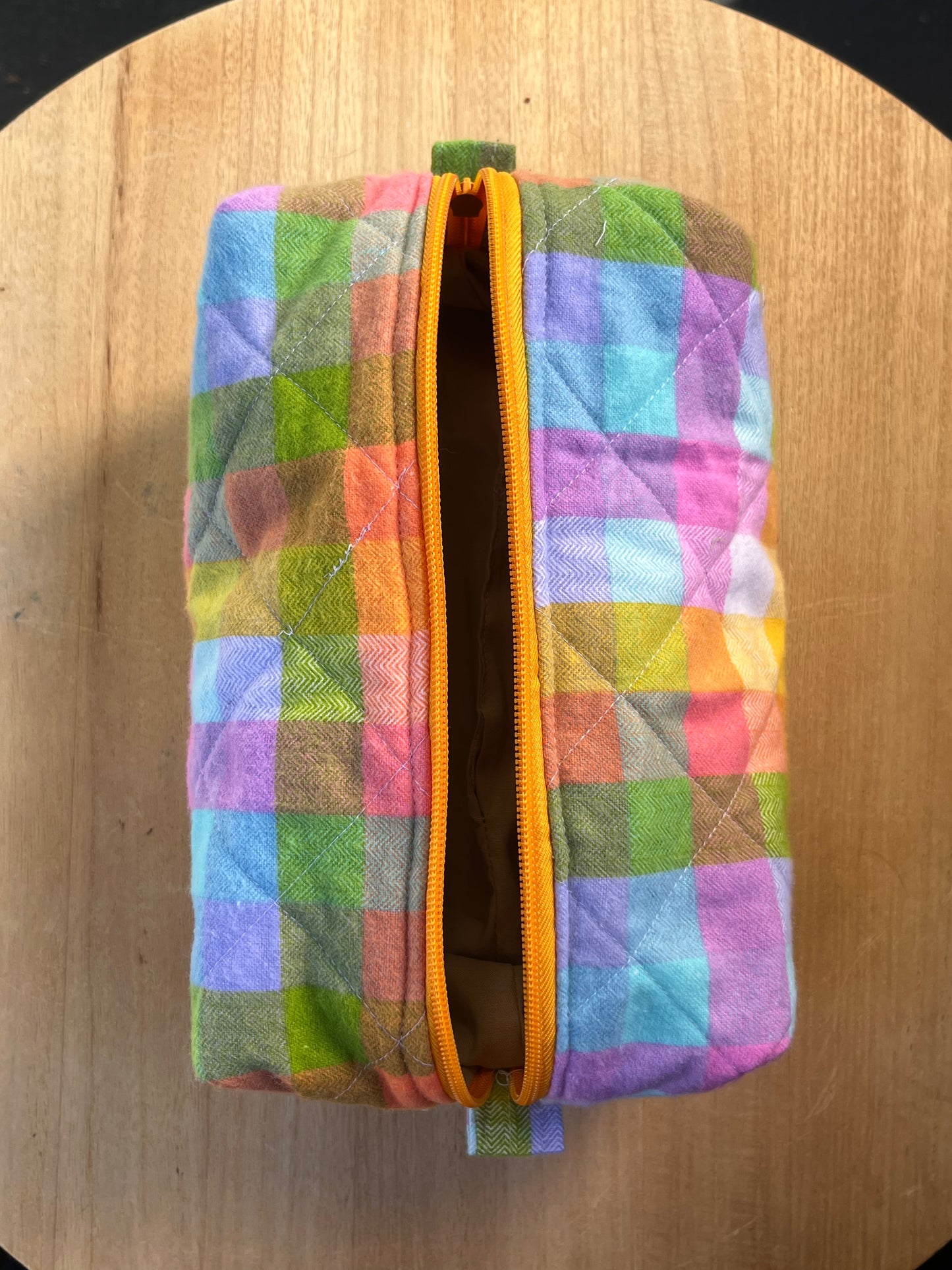 Flannel soft Chubby Makeup pouch