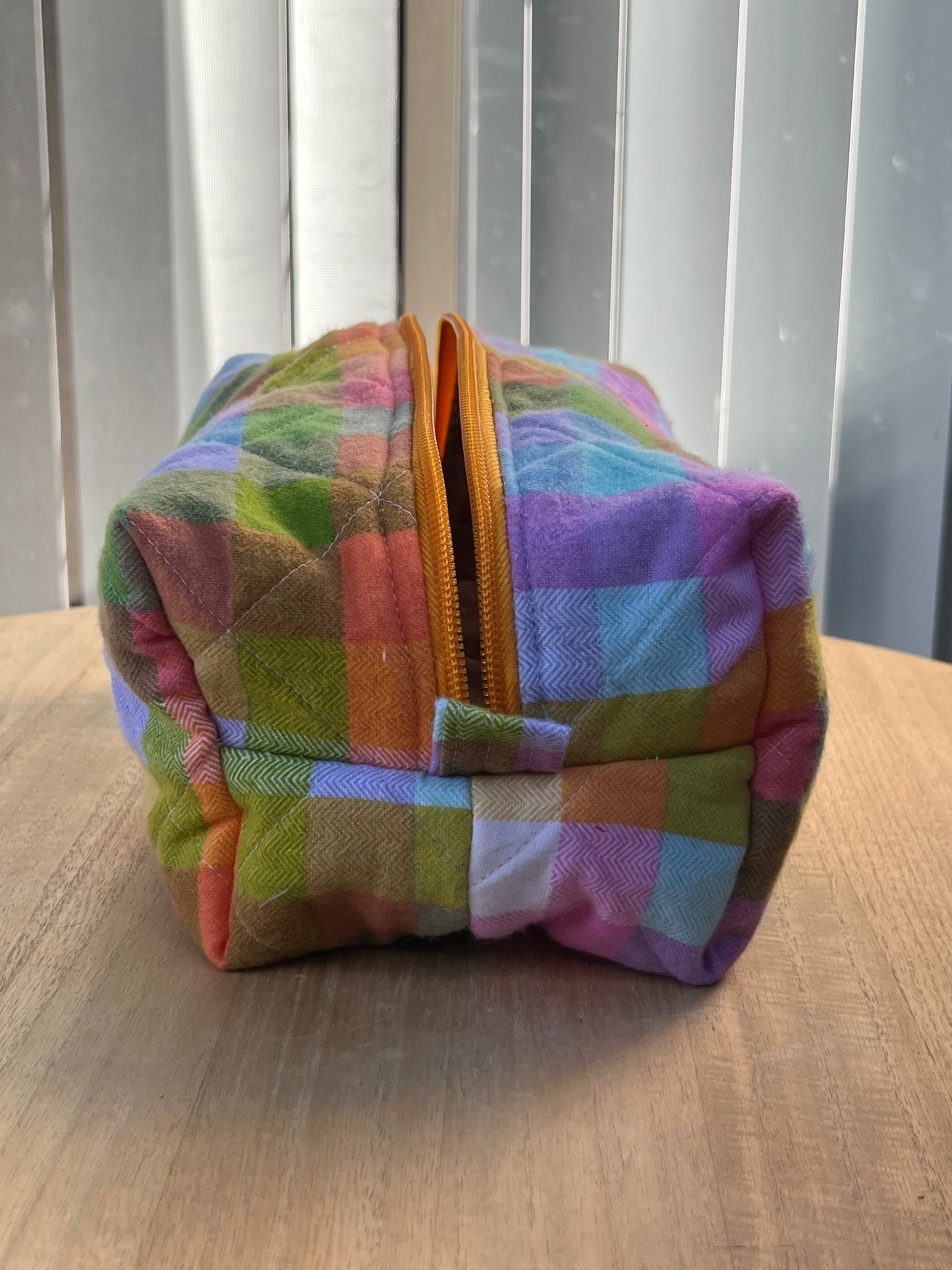 Flannel soft Chubby Makeup pouch