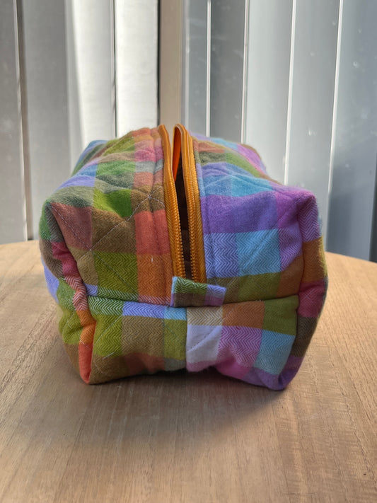 Flannel soft Chubby Makeup pouch