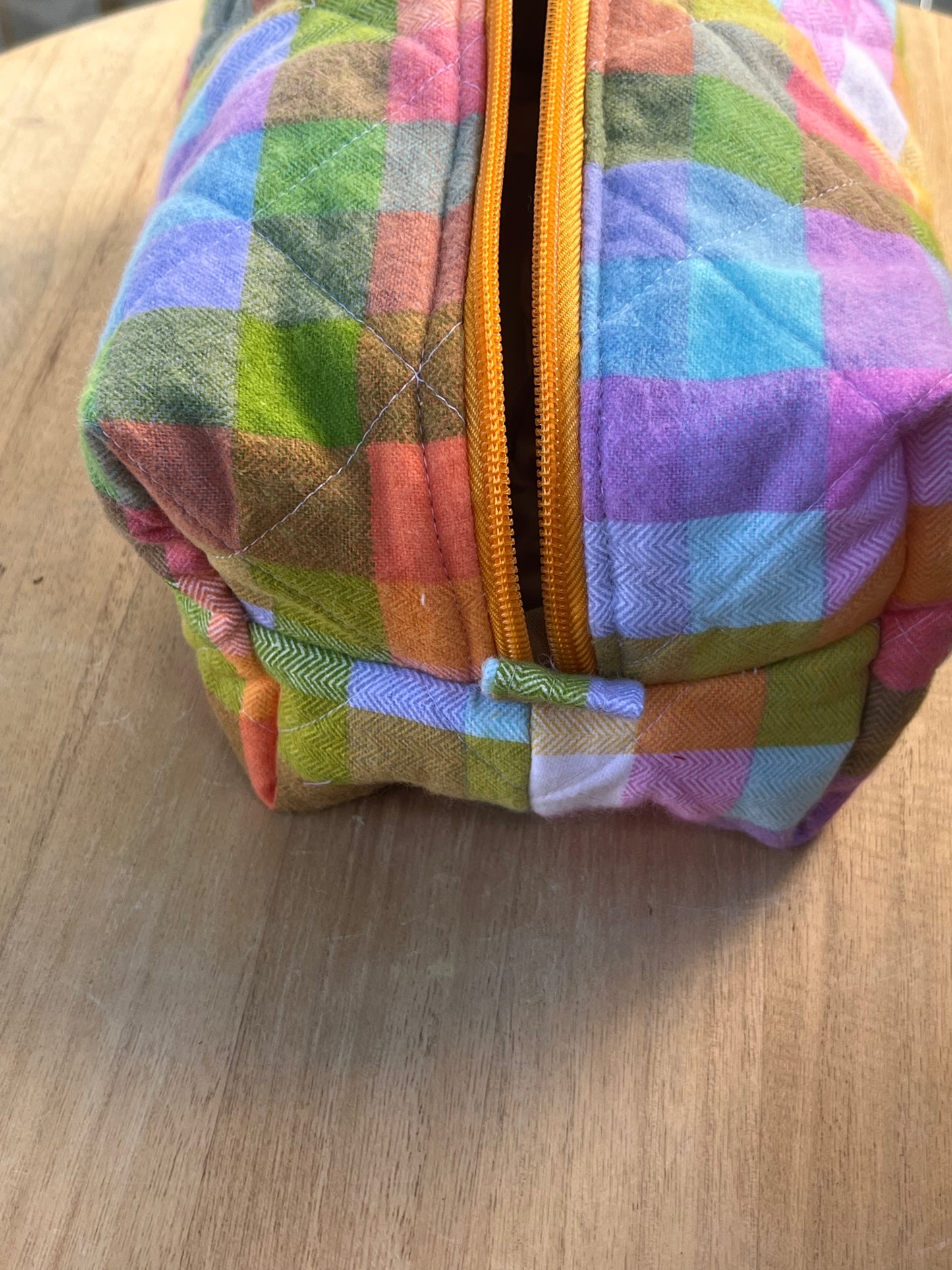 Flannel soft Chubby Makeup pouch