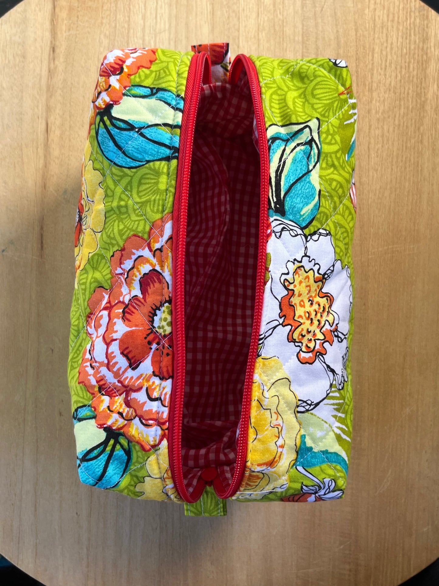 Brat Summer floral Chubby Makeup pouch