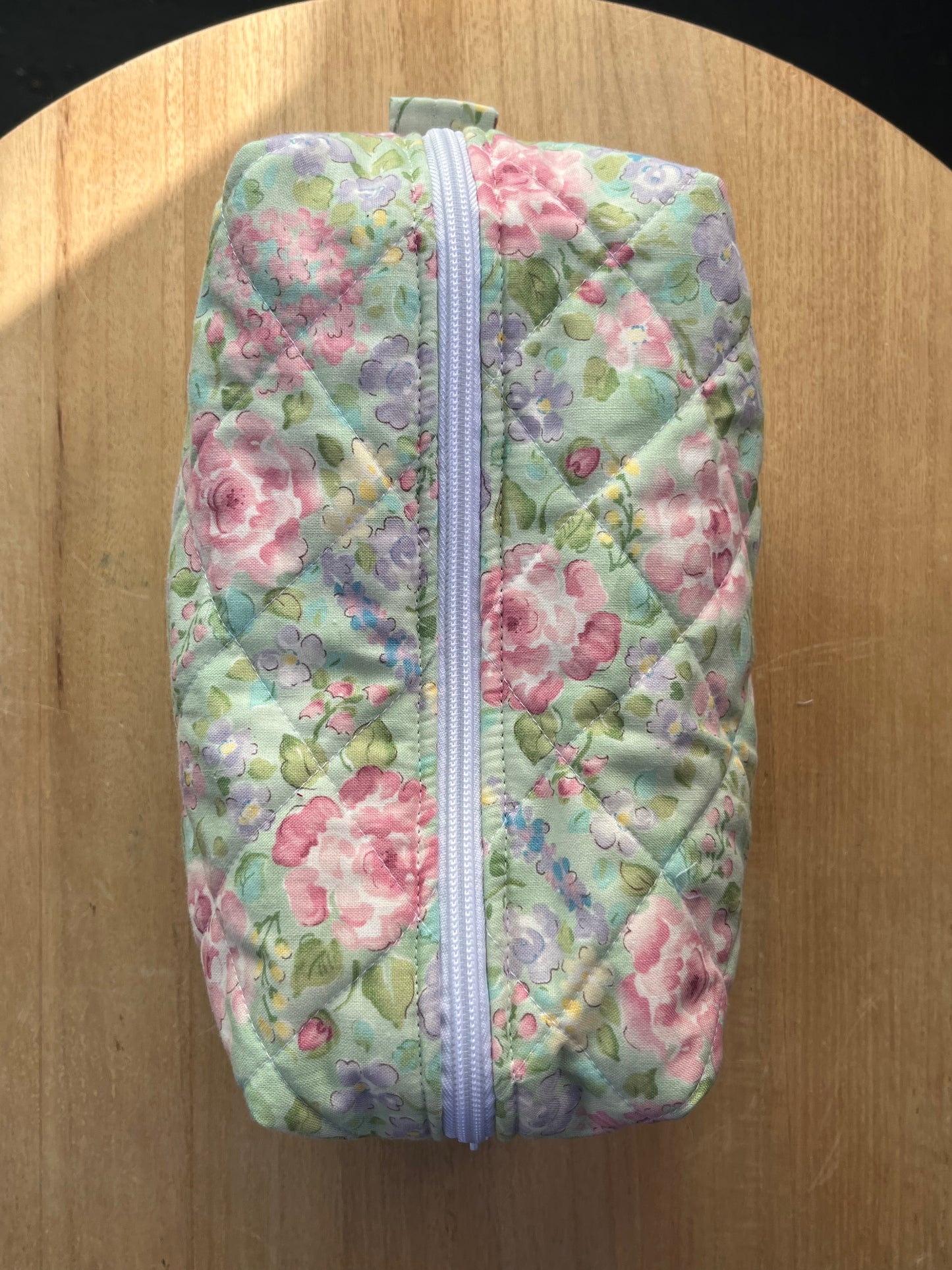 Pastel Hydrangeas Chubby Makeup pouch