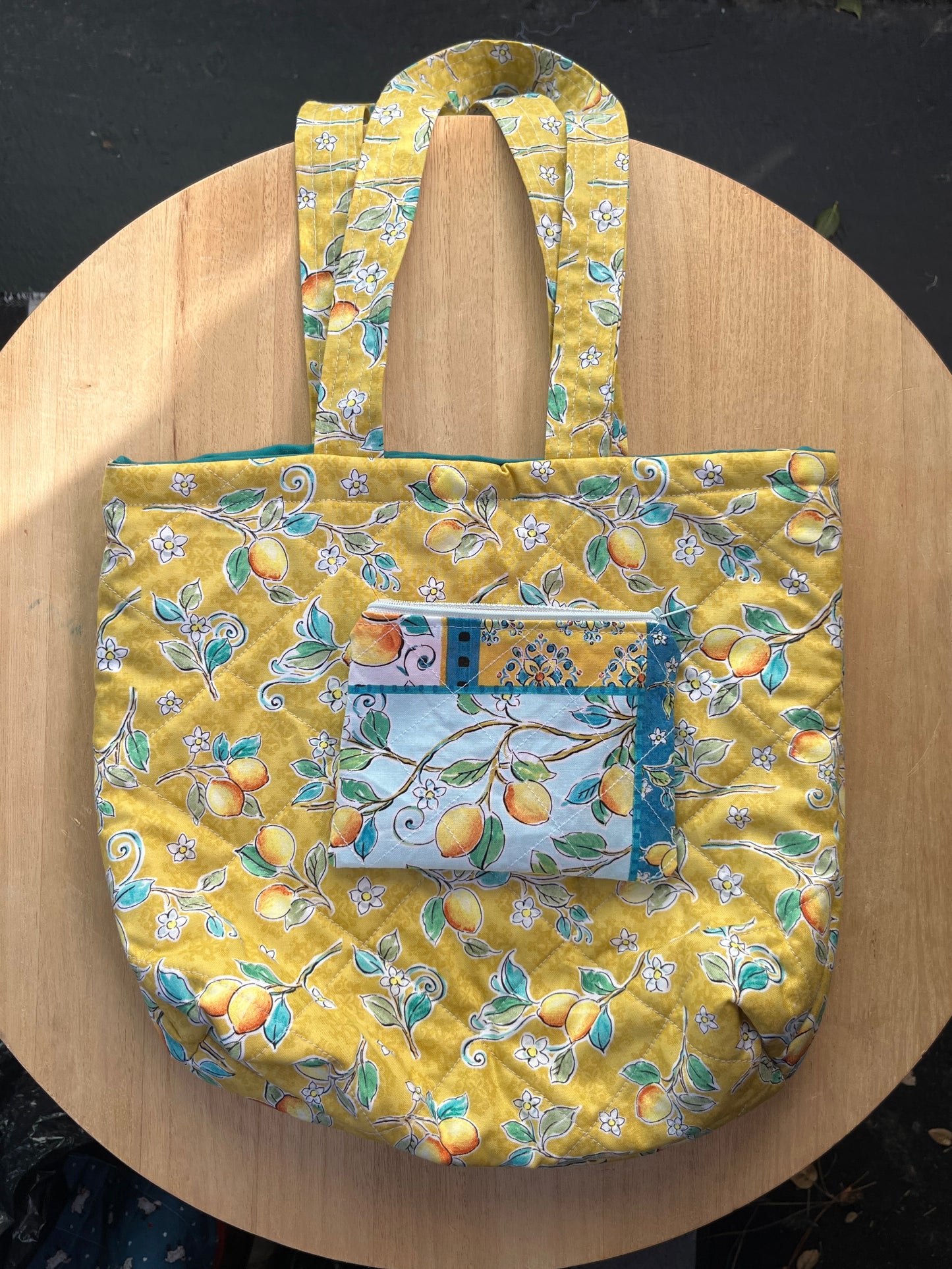 Mediterranean lemon yellow Over the Shoulder bag